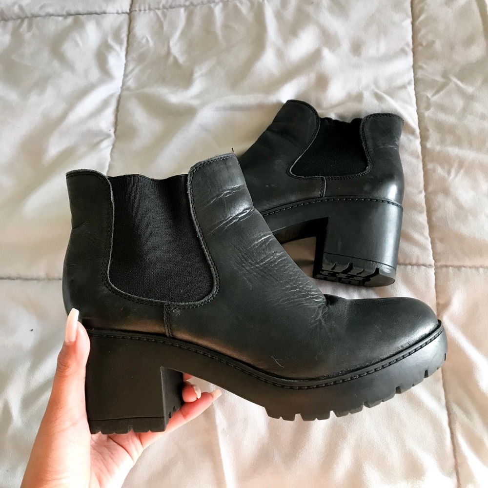 Steve Madden chunky booties